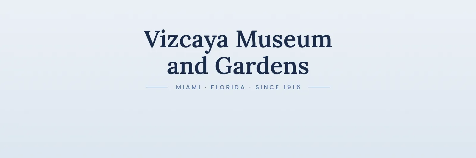 Vizcaya Museum and Gardens
