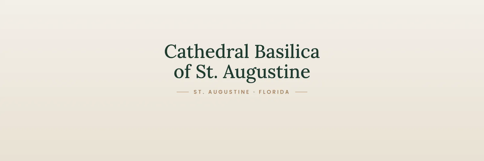 Cathedral Basilica of St. Augustine