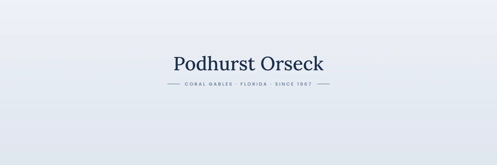 Podhurst Orseck, P.A.